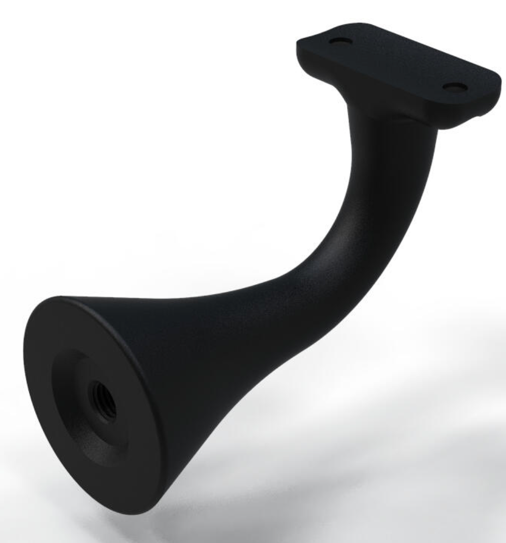 Handlaufhalter aus Aluminium – 260 × 265 × 215 mm