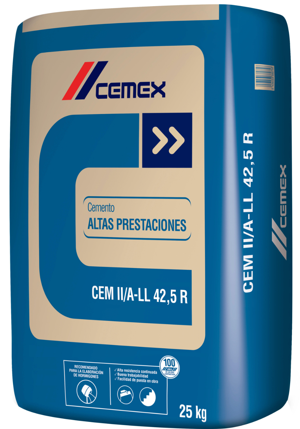 Hochwertiger grauer Zement 42,5R – 25 kg Sack