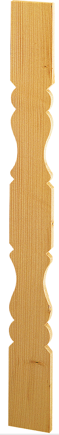 6er-Pack Treppengeländerstäbe aus Fichtenholz – 89 × 9,5 × 1,7 cm