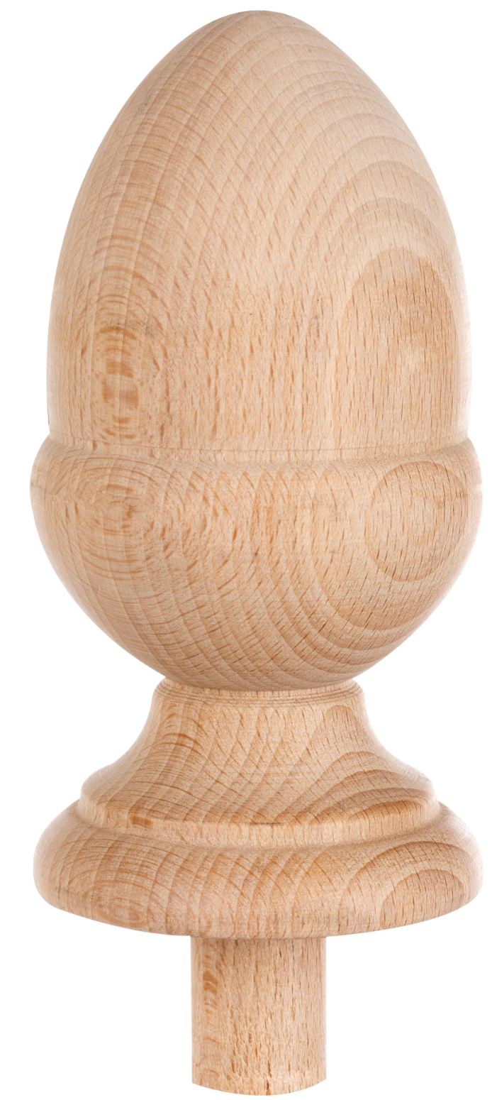 Beech Ball 70 × 70 mm – Handrail End