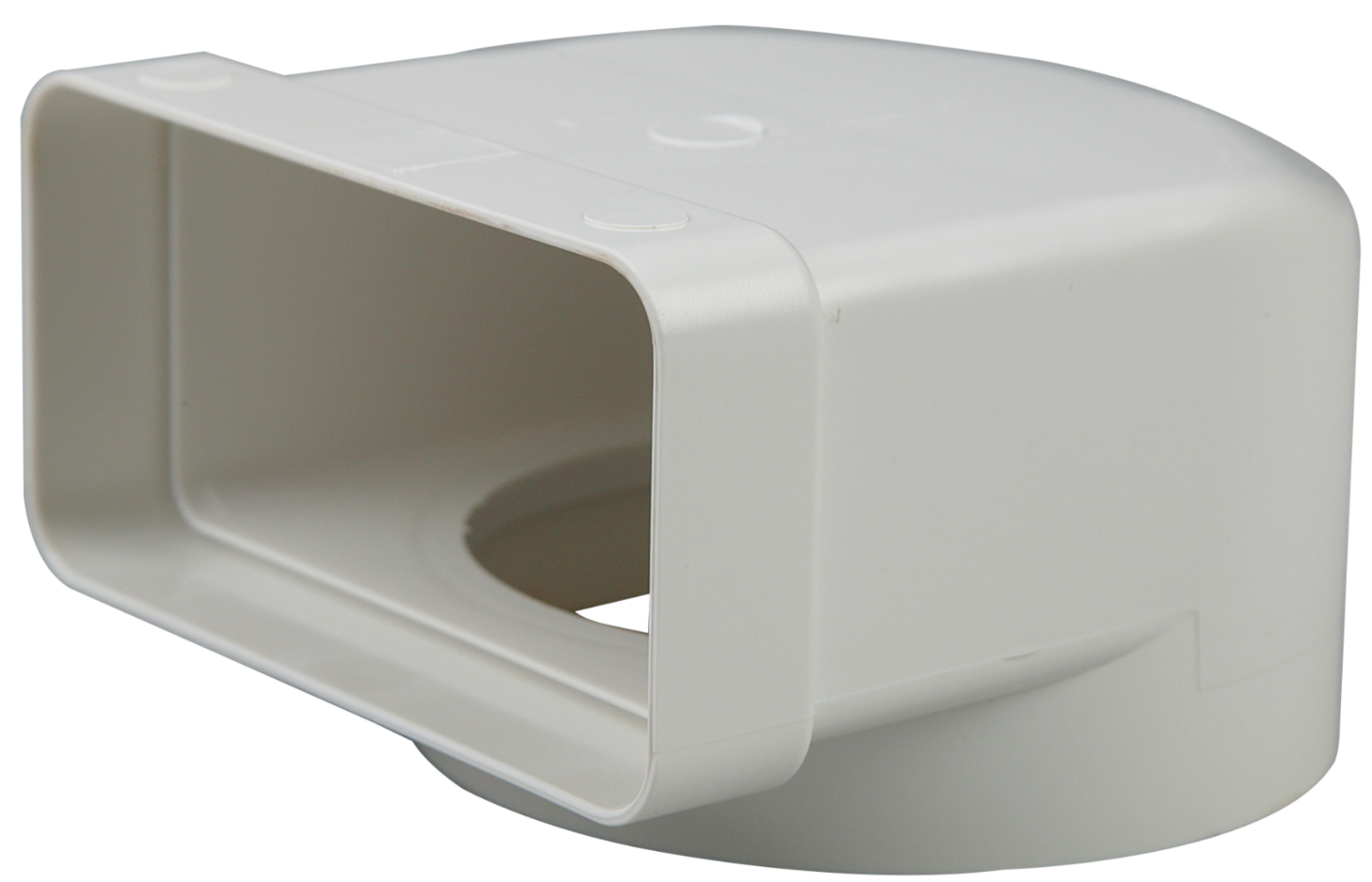 This 90º elbow piece, Ø 120 mm – PVC air duct