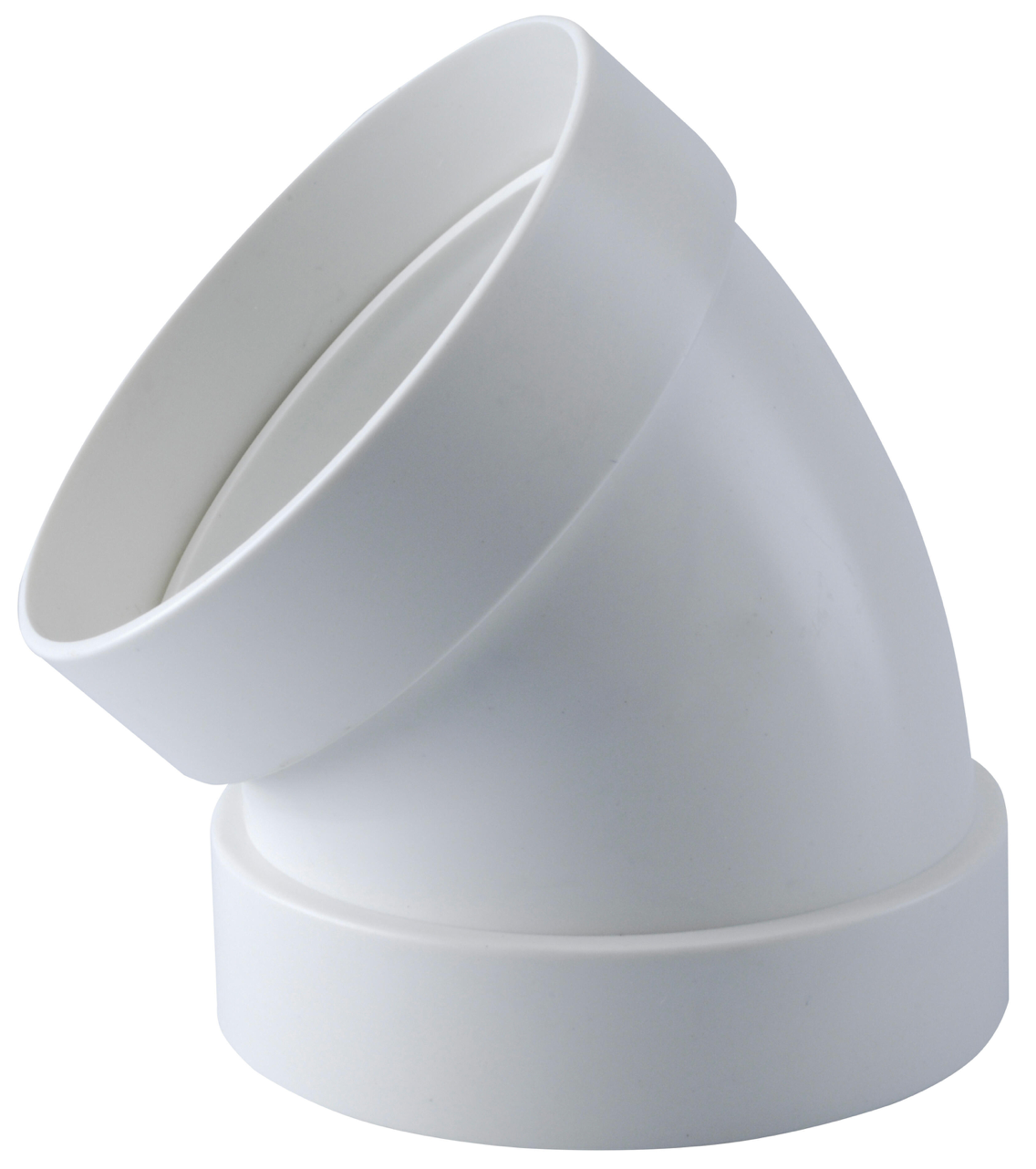 Rundbogen 45° Ø 120 mm – Lüftungsrohranschluss