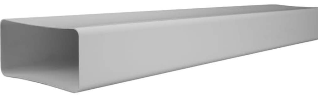 Flat duct, rectangular, 90 × 180 mm
