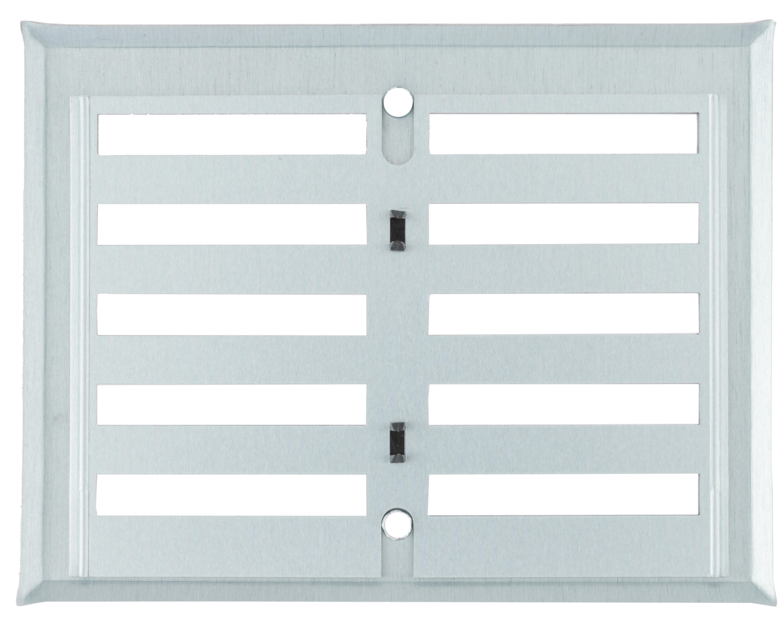Regulierbares Lüftungsgitter Aluminium weiß – 17 × 13 cm, 0,6 mm stark