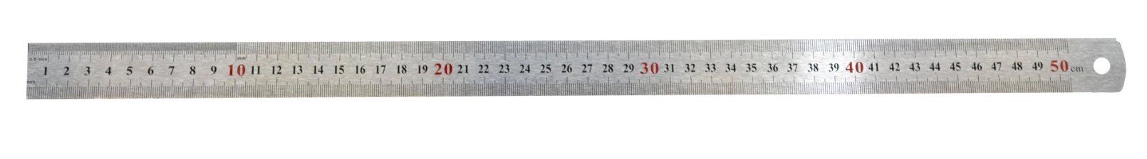 Stainless steel straight edge (semi-rigid) – 500 mm – Model 511