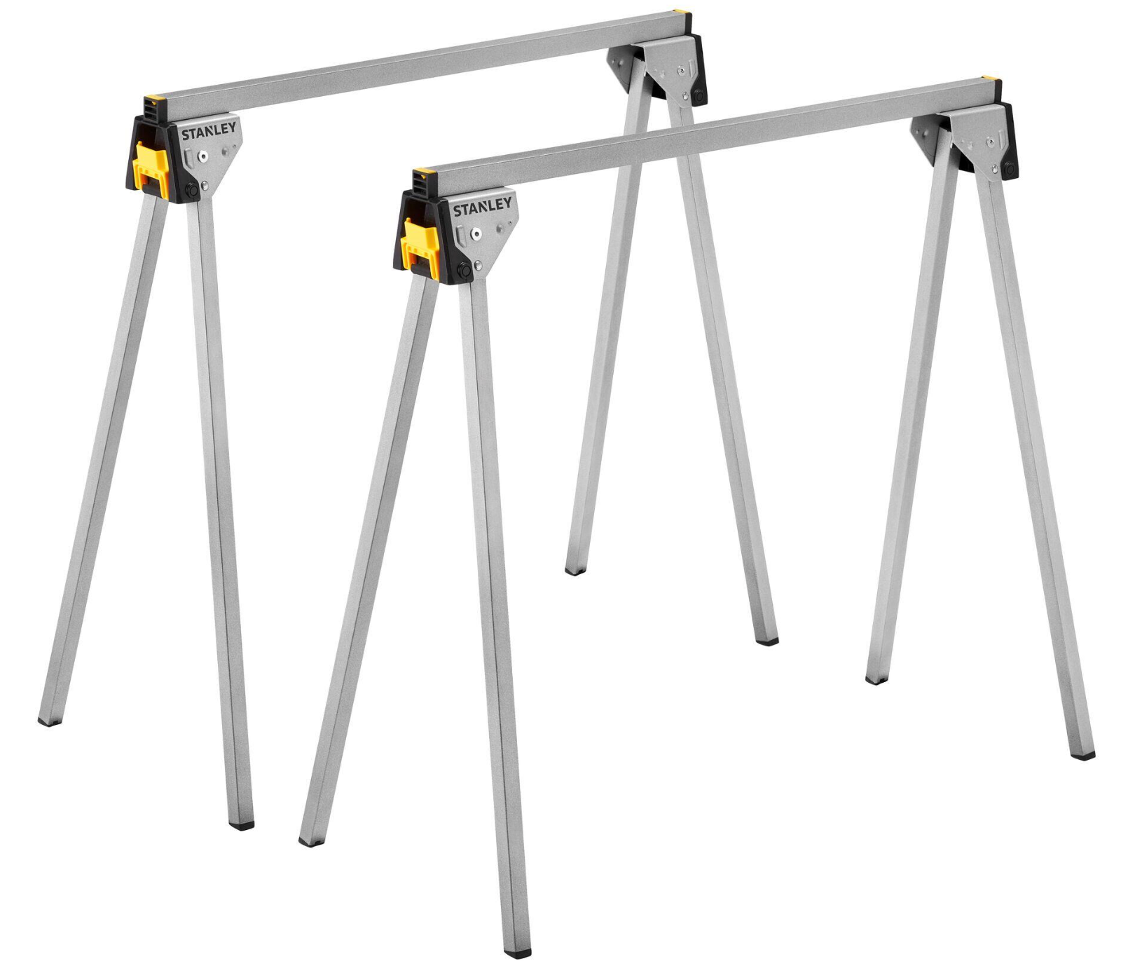 Folding metal trestles “Stanley” – Pack of 2 – Metal trestle, 340 kg load capacity per pair