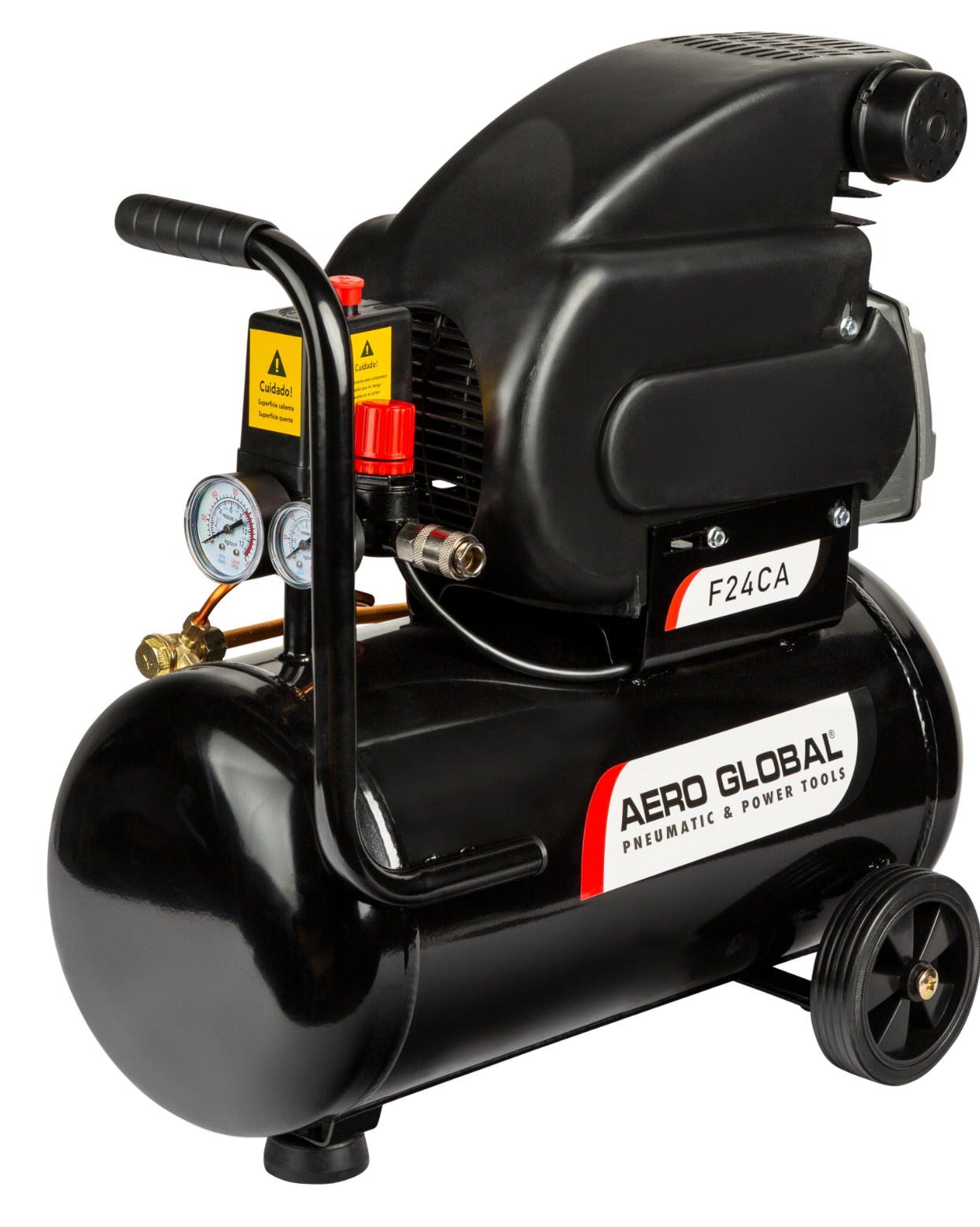 Aeroglobal F24CA compressor – 24 L – 2 HP