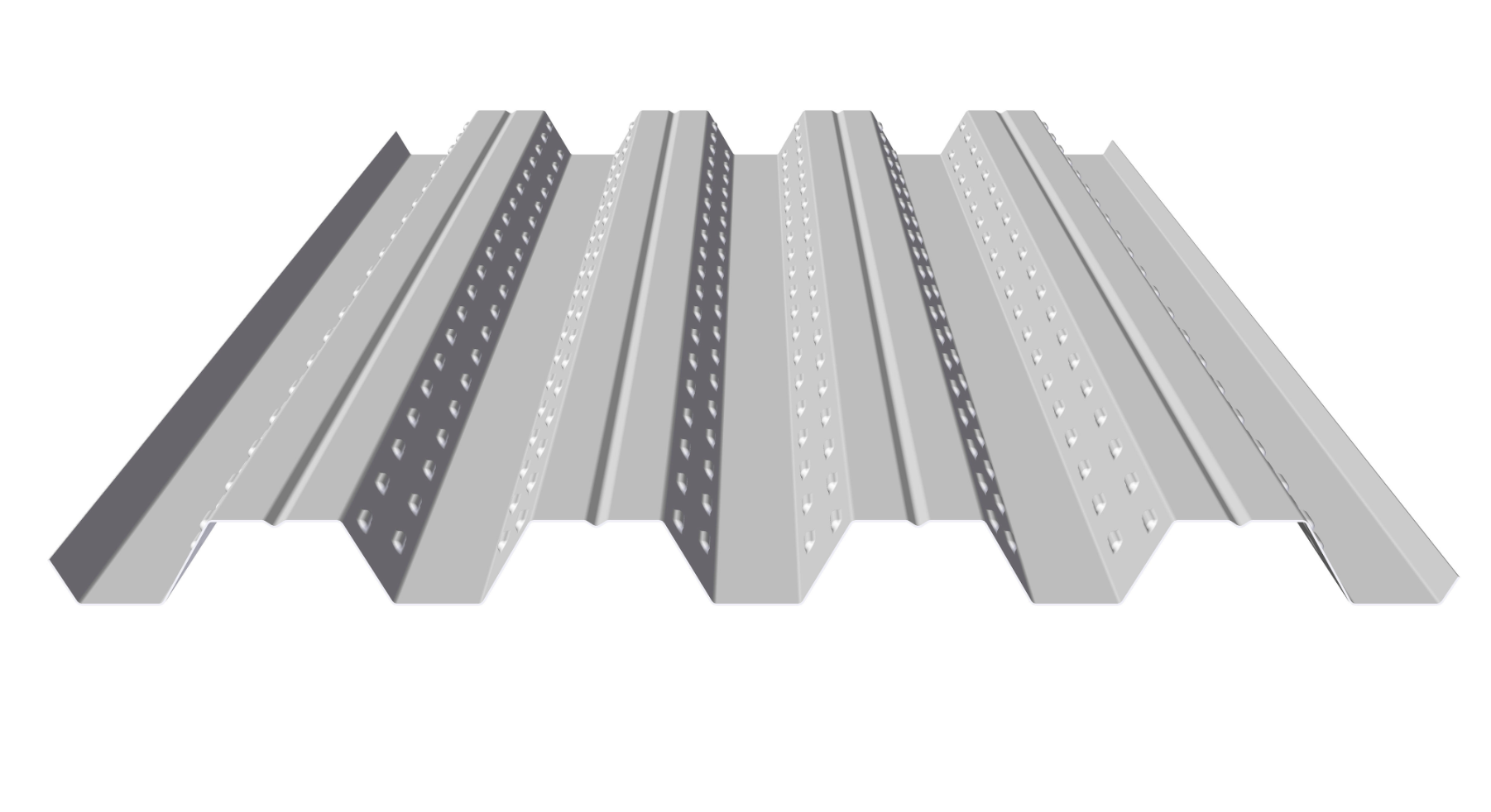 Trapezoidal sheet metal H60 0.8 mm – 3 m