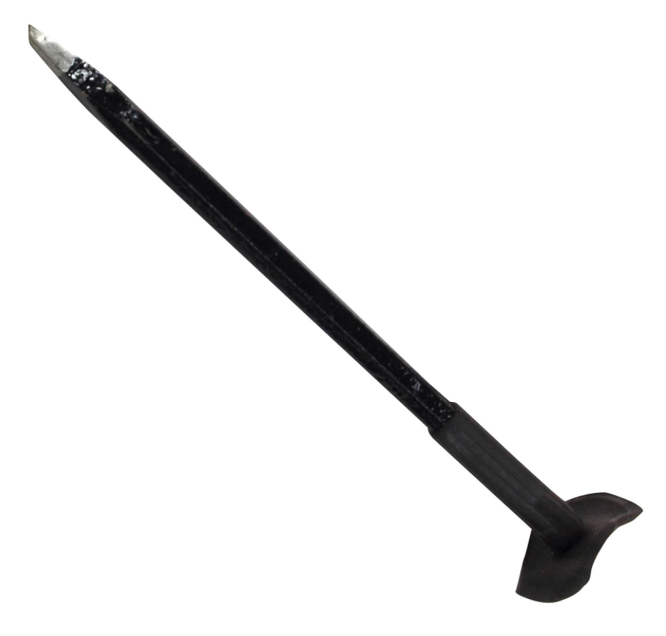 Pointed chisel with guard, 300 mm – for masonry and concrete work