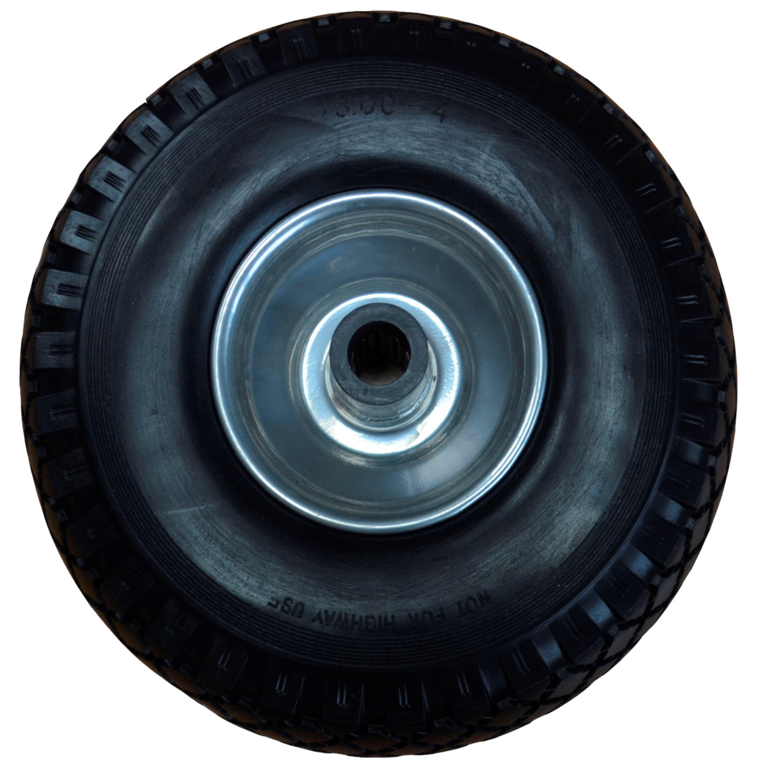 Puncture-proof wheelbarrow wheel 260 mm – load capacity 150 kg – metal rim