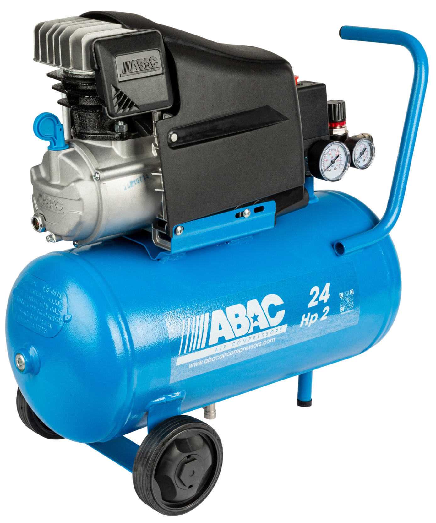 ABAC Pole Position L20 compressor – 24 L | 2 HP | Oil-lubricated