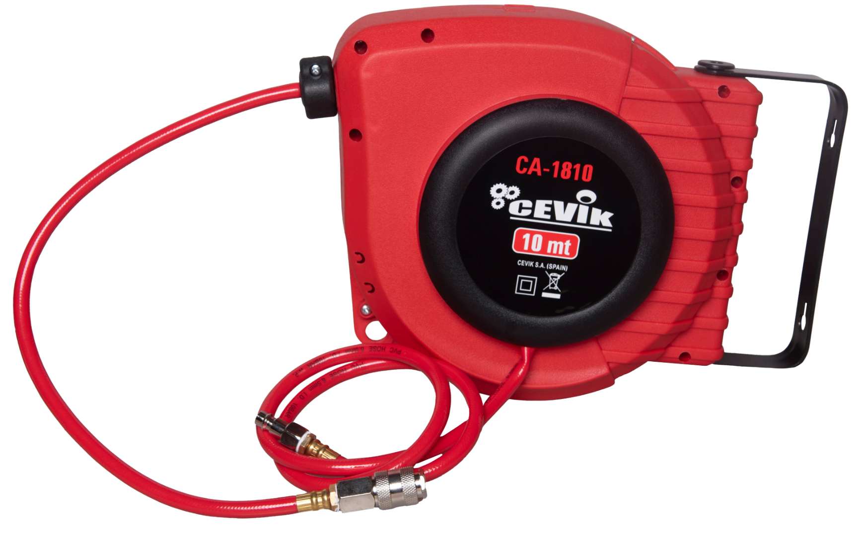 Hose reel 10 m – 12 bar compressed air | Automatic reel