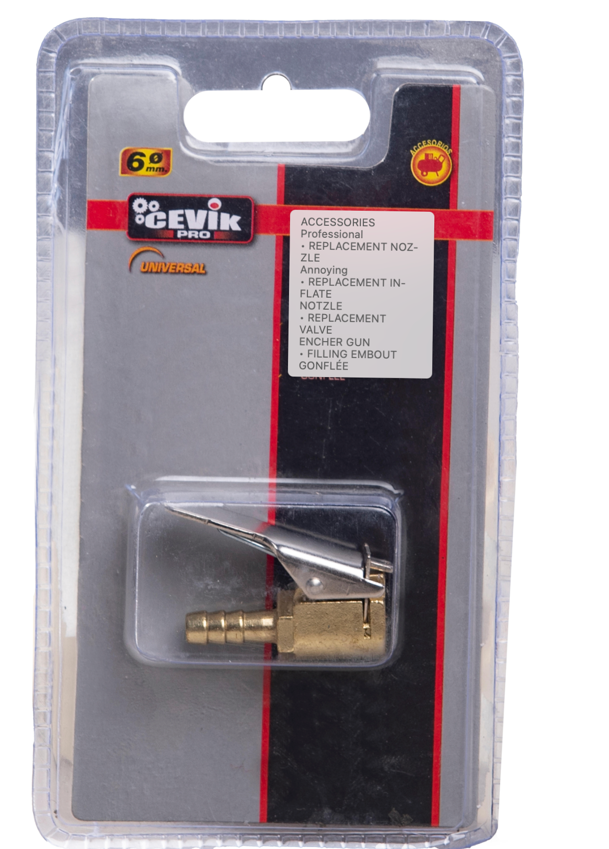 Attachment for tire inflation – Pneumatic inflator valve