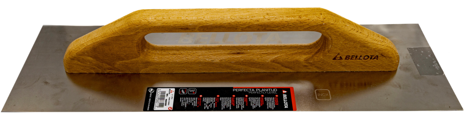 Spanish BELLOTA smoothing trowel – 480 × 150 mm