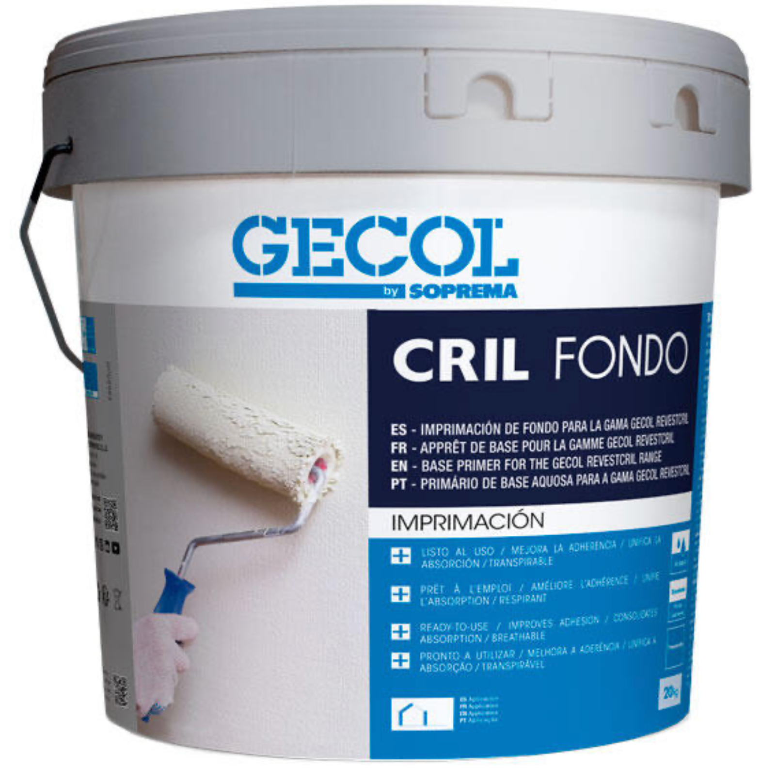 Primer – 20 kg, white, for acrylic plasters