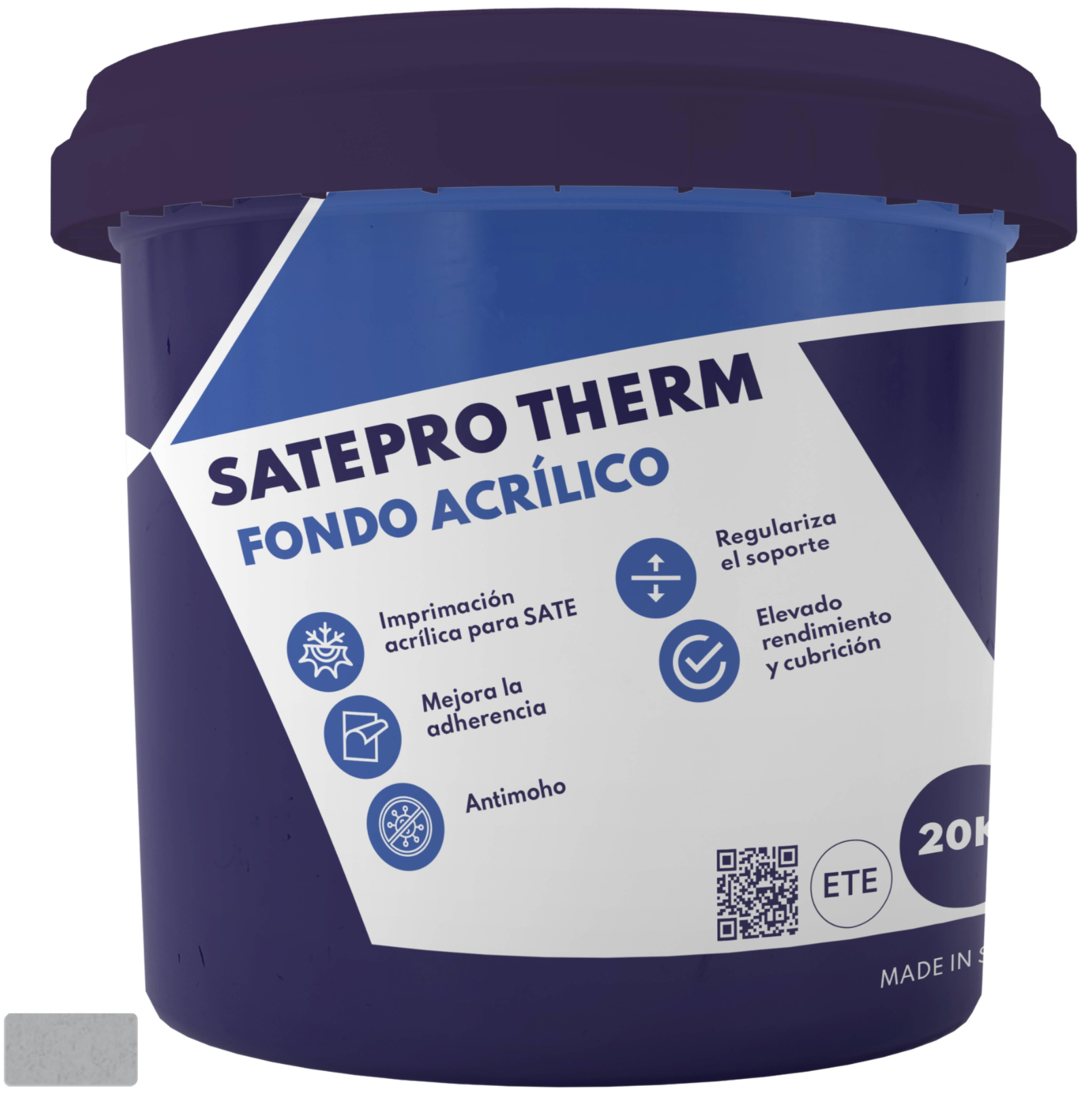 Primer – 20 kg, gray, for acrylic plasters