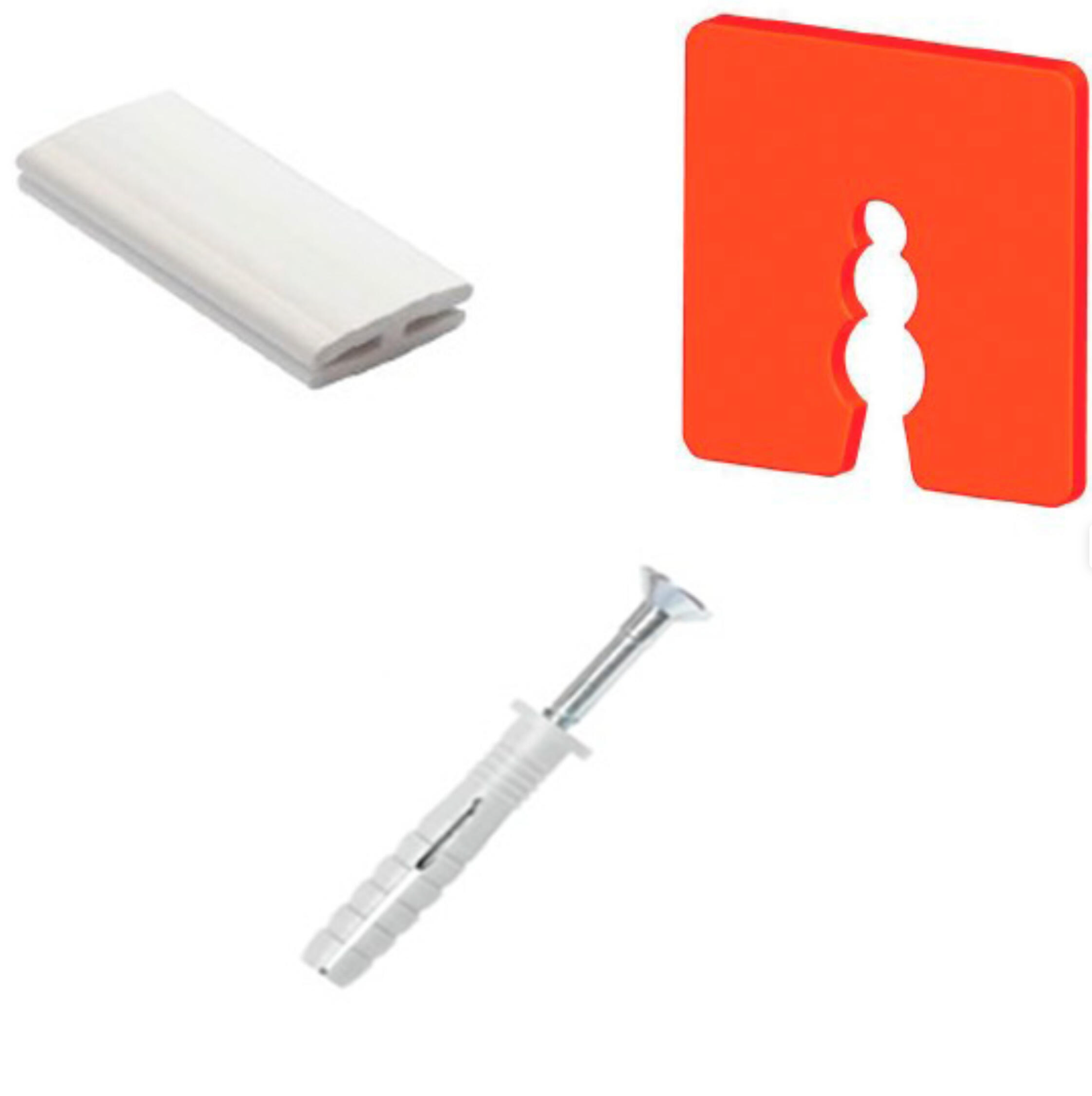 Mounting kit for SATE profiling – screws & insulating washers