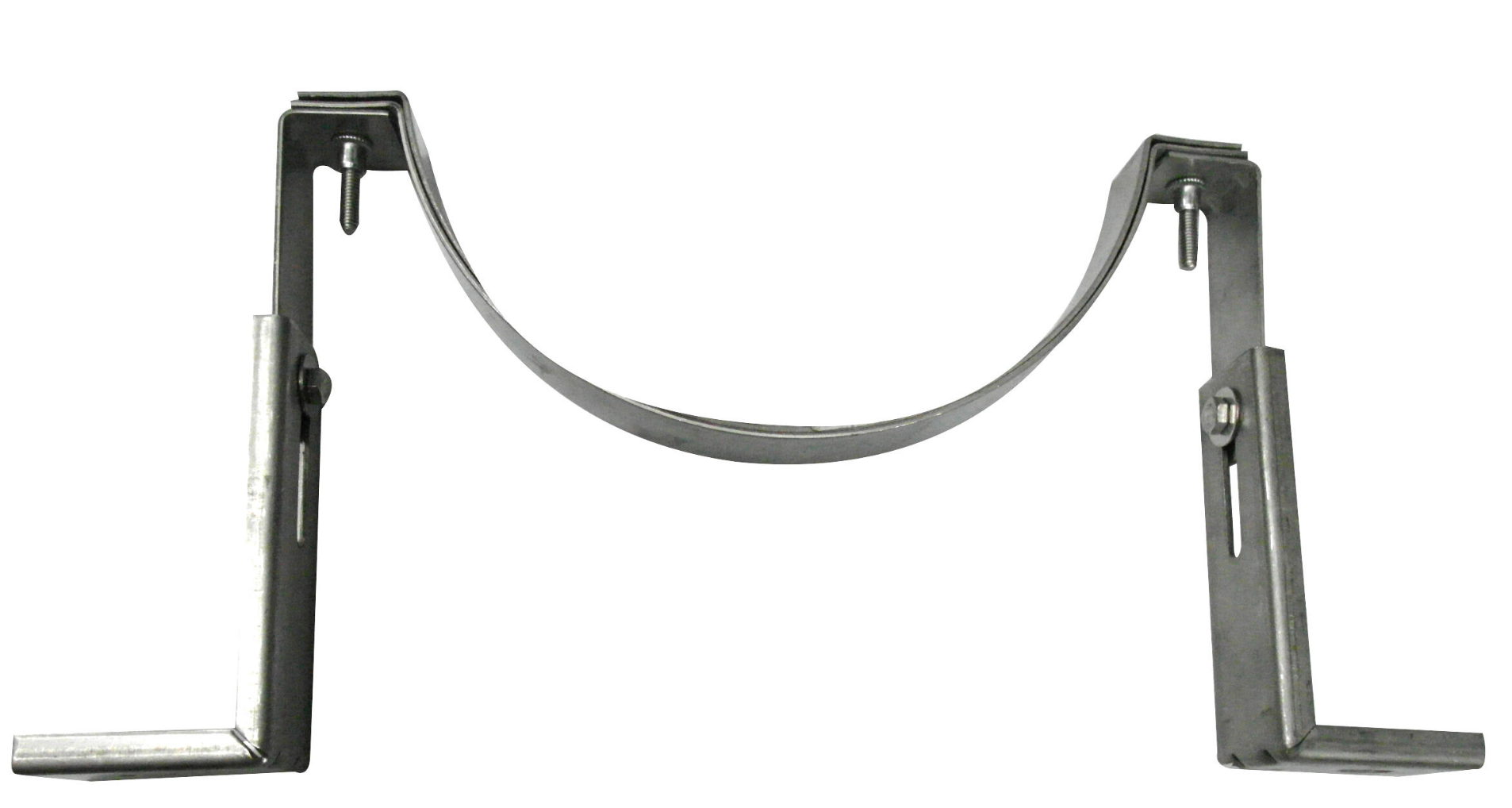 Adjustable Double-Walled Stainless Steel Wall Bracket Ø150mm