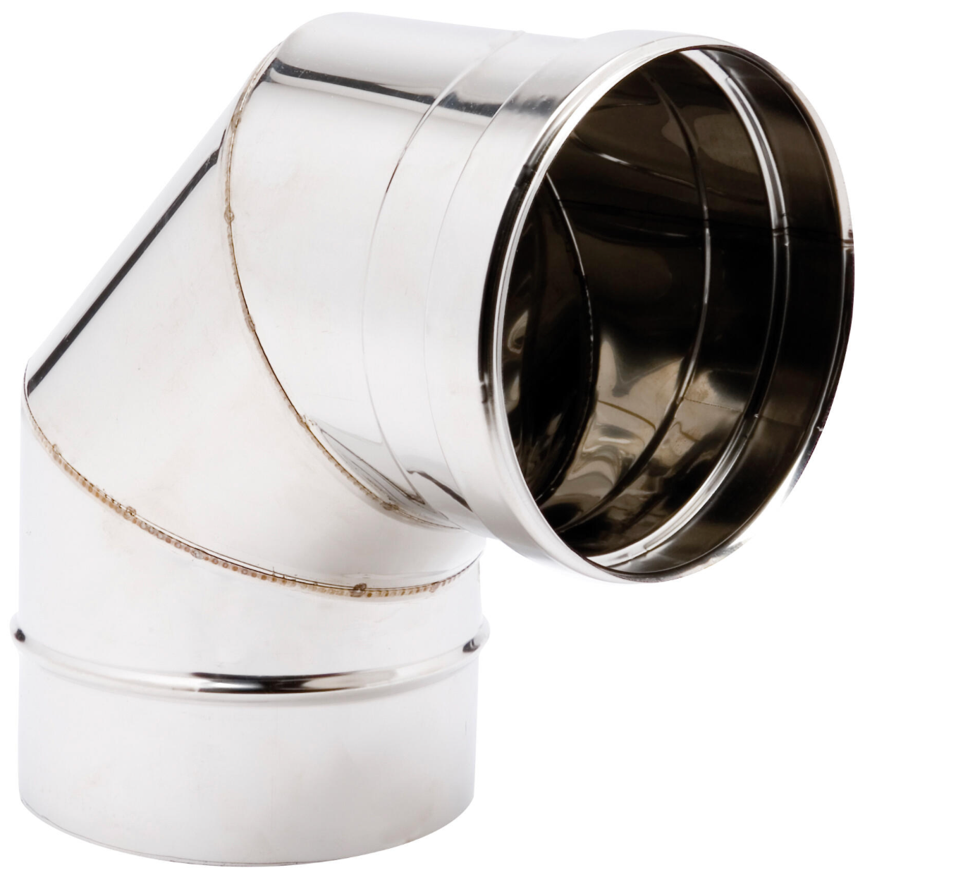 Stainless Steel Single Wall 90° Elbow Ø200 mm