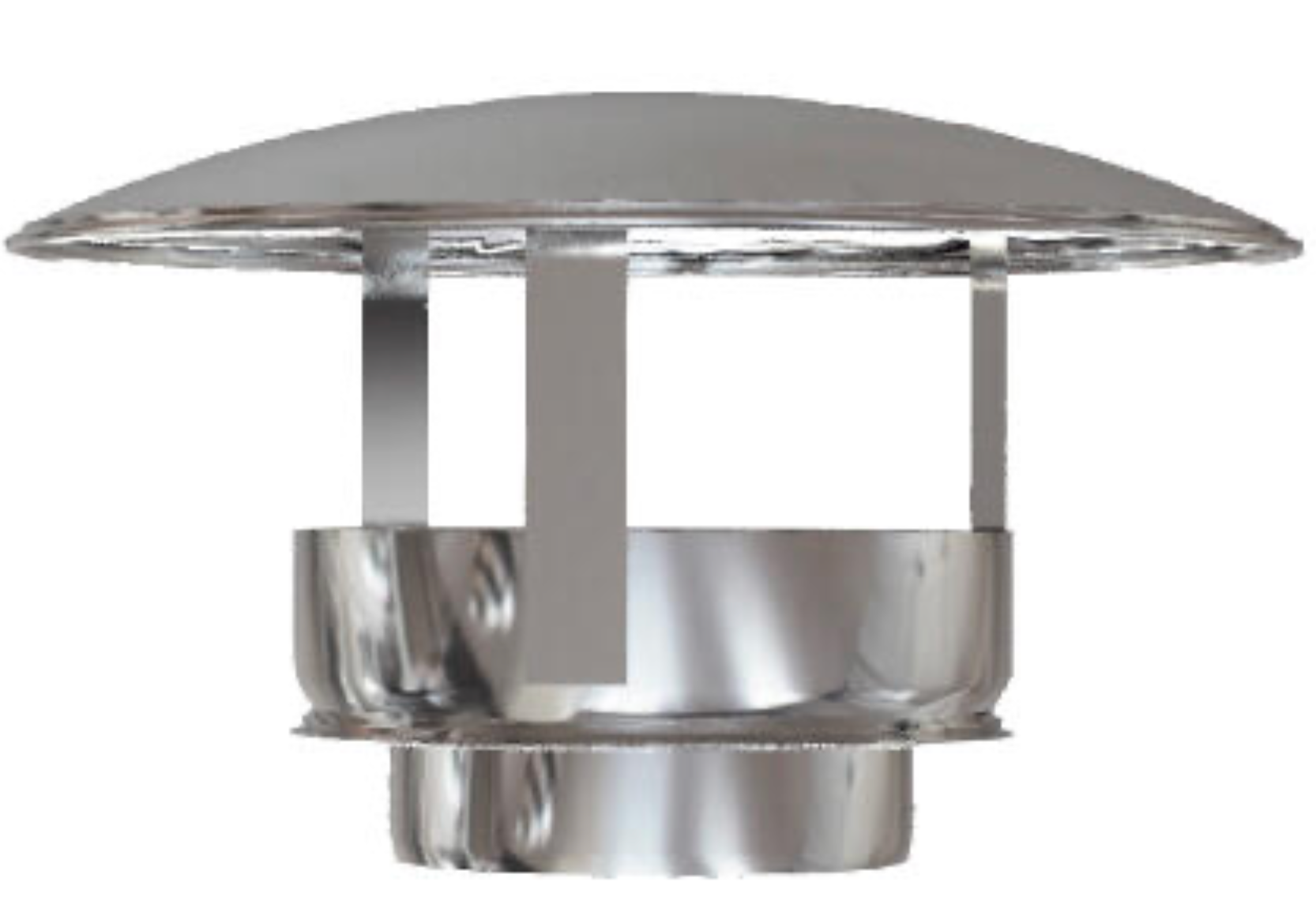Stainless Steel Double Wall Chimney Cap Ø200mm