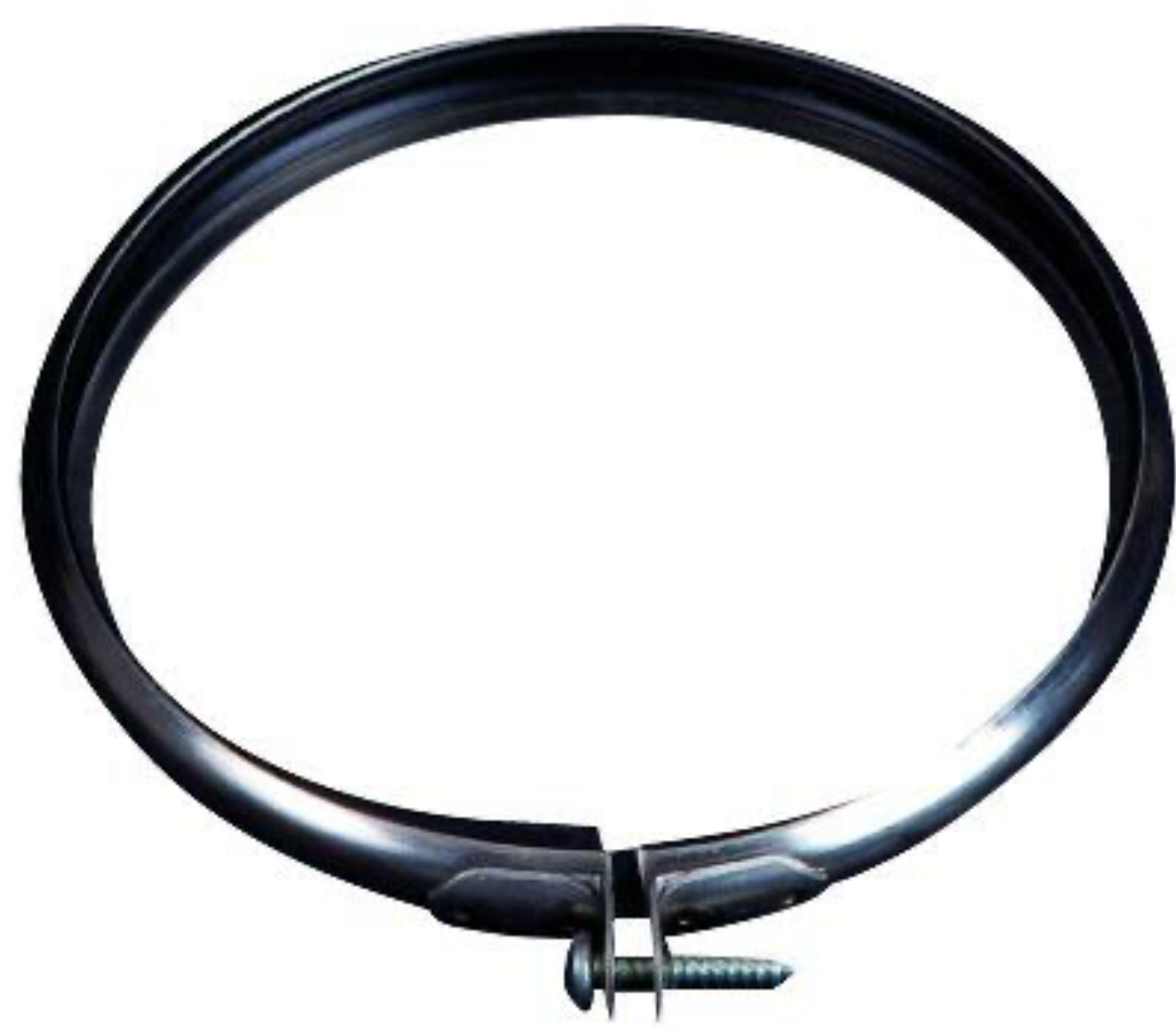 Stainless Steel Single Wall Pipe Clamp Ø125mm