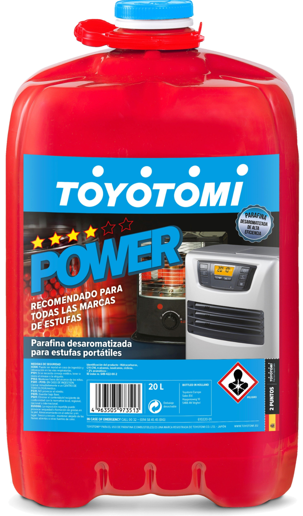 Toyotomi Power 20L Paraffin Fuel for Paraffin Heaters