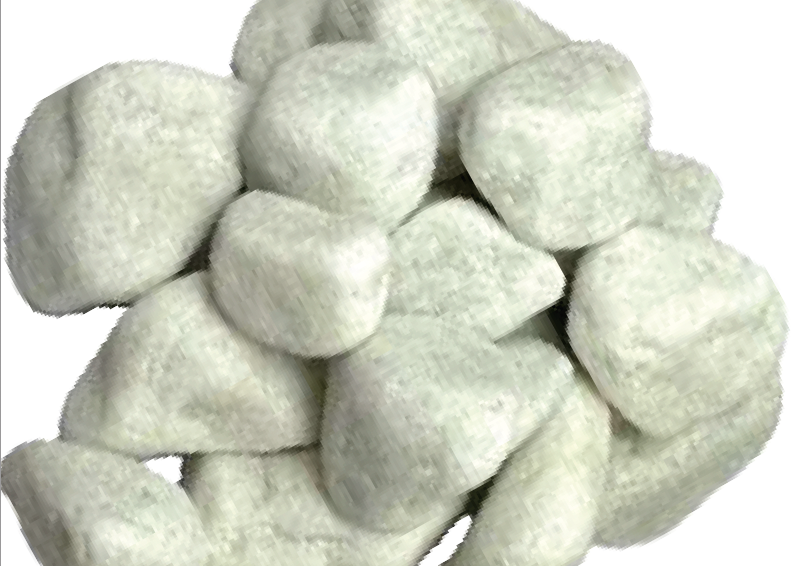 Canto Rodado Pure White – 20/40 mm Decorative Natural Pebbles for Garden & Landscaping