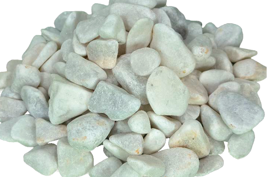 Canto Rodado Special White – 25/40 mm Decorative Natural Pebbles for Garden & Landscaping