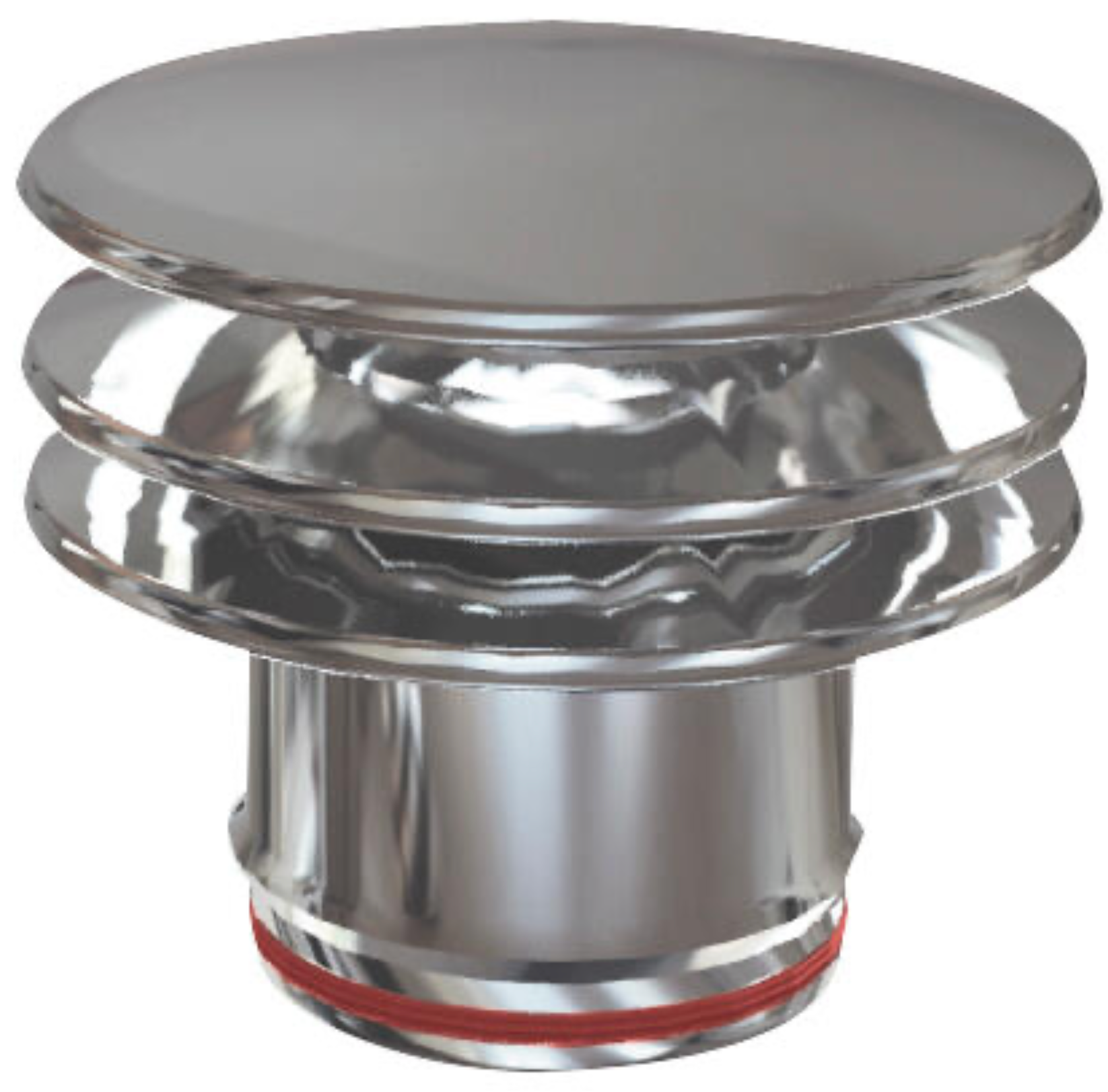 Stainless Steel Single Wall Chimney Cap Ø125mm
