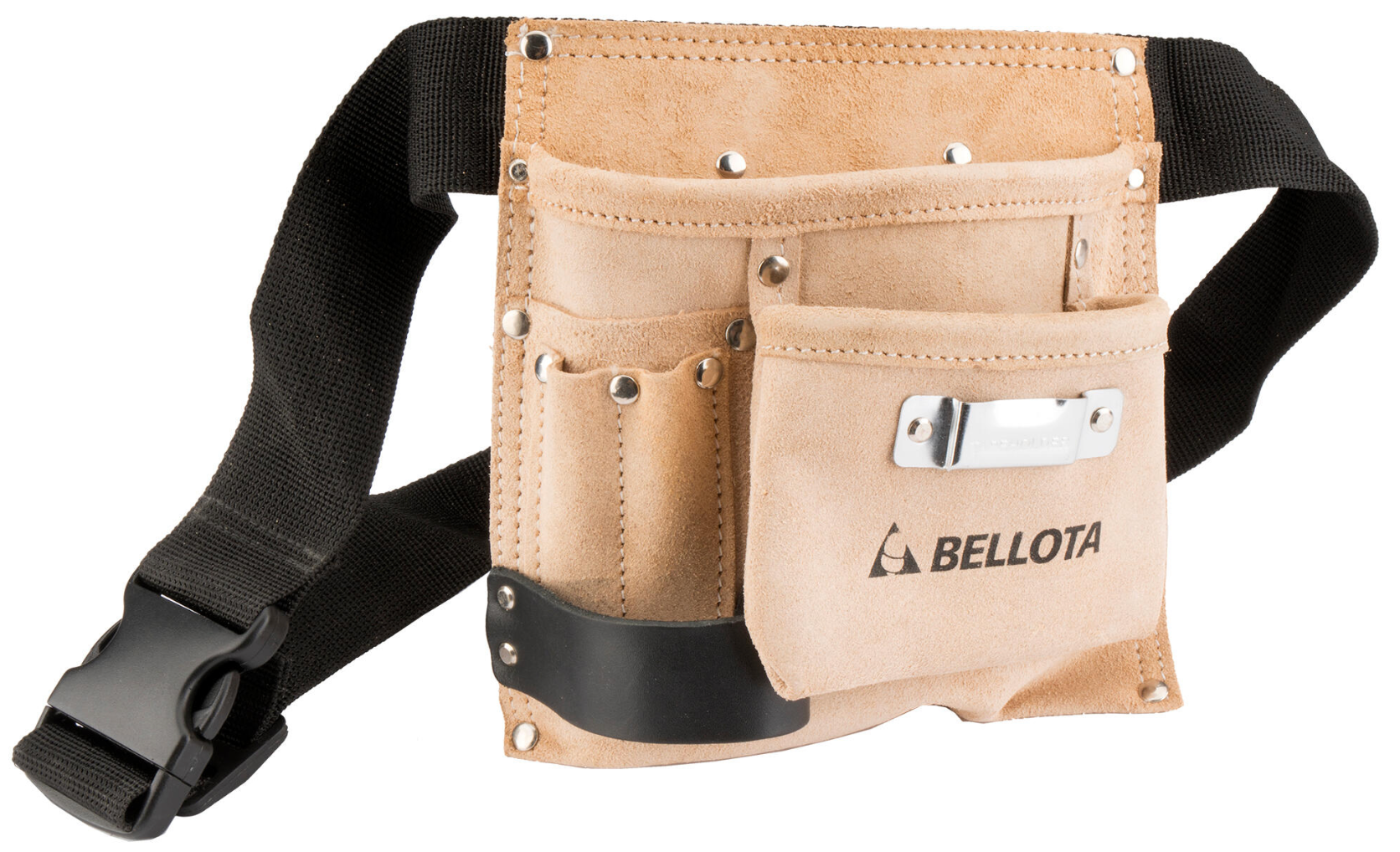 Leather Tool Pouch with 3 Pockets – BELLOTA