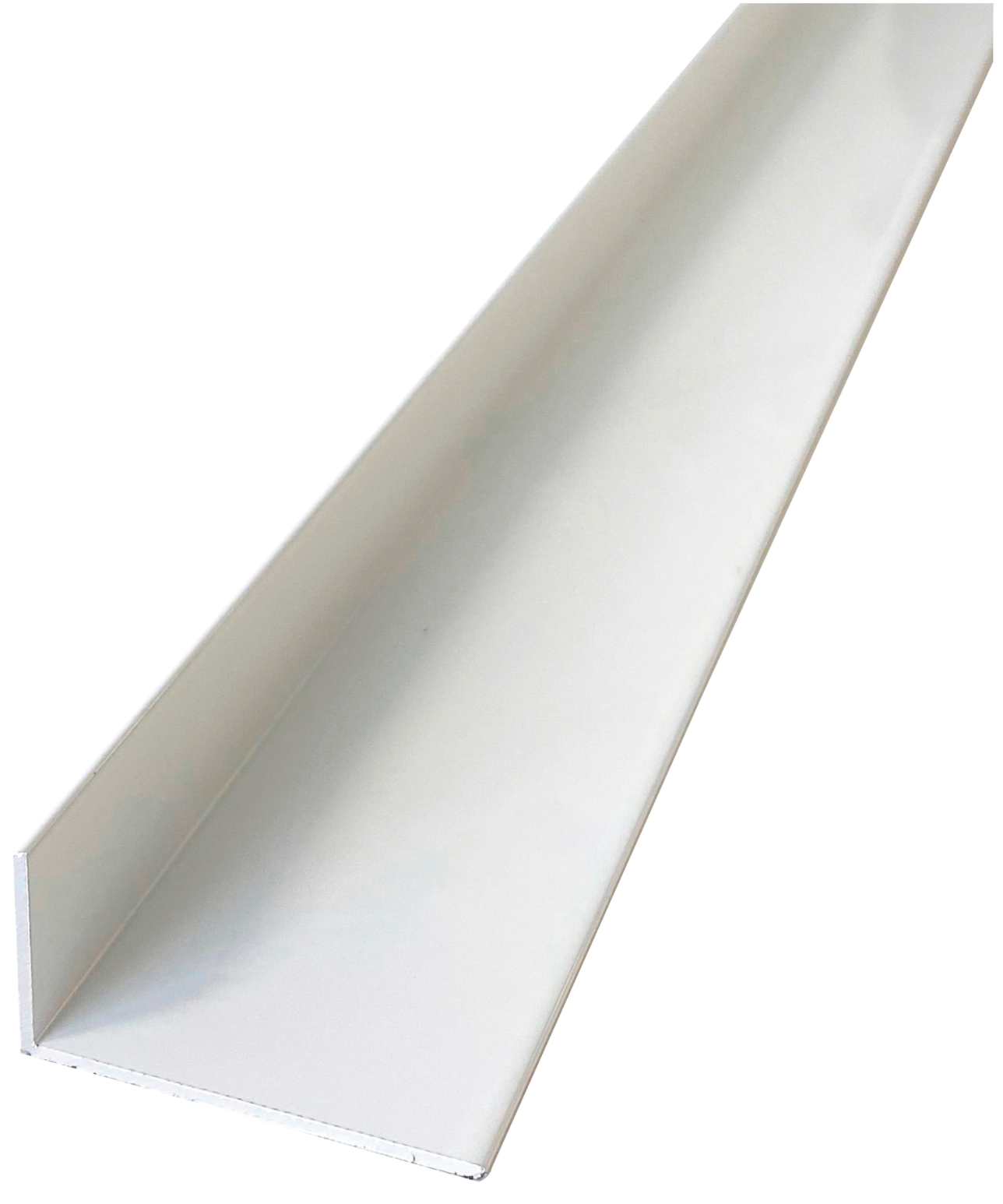 White-Lacquered Aluminium Angle 