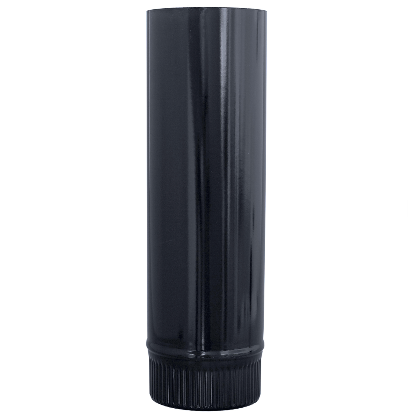 Vitrified Flue Pipe Ø 120 mm × 1 m – Black Finish