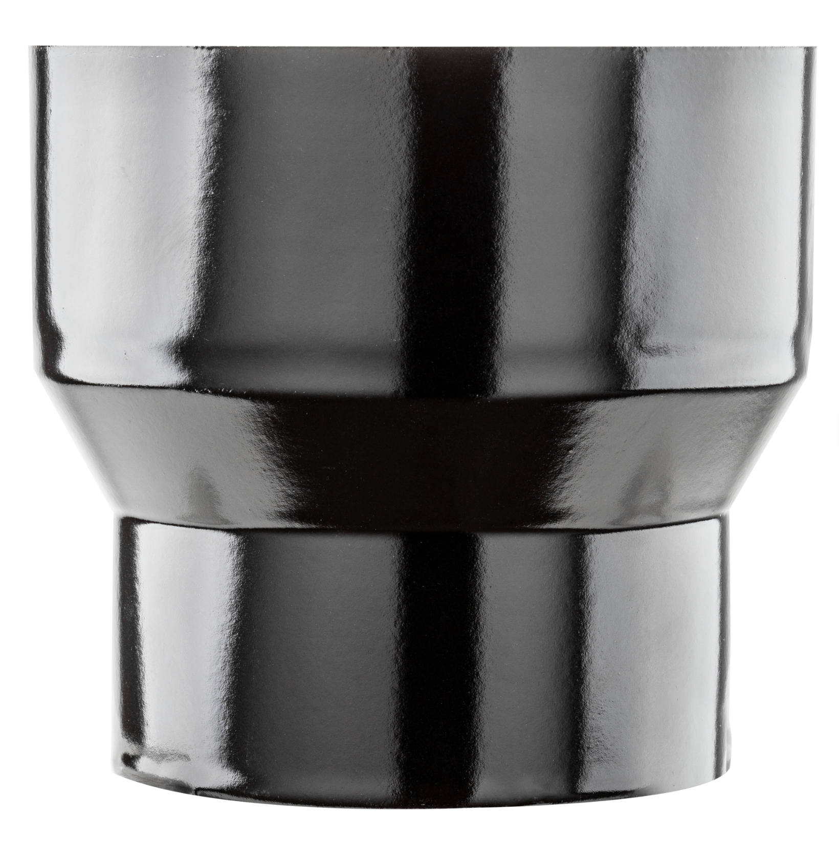 Vitrified Reducer Sleeve Ø 150 mm → Ø 120 mm – Black Finish