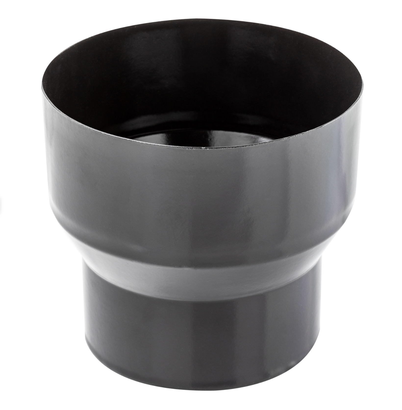 Vitrified Reducer Sleeve Ø 150 mm → Ø 120 mm – Black Finish