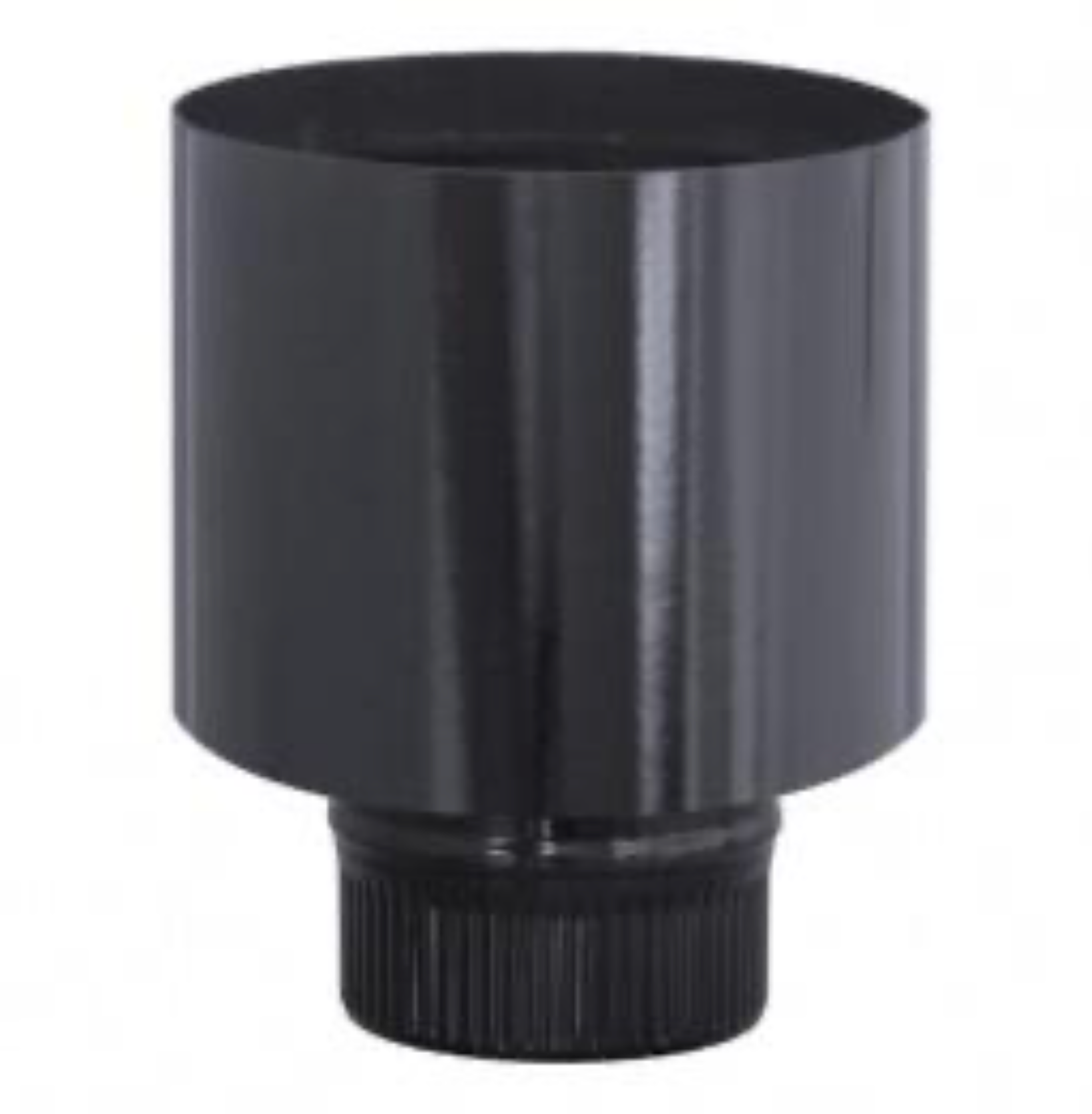 Vitrified Anti-Recoil Chimney Cap Ø 150 mm – Black Finishh