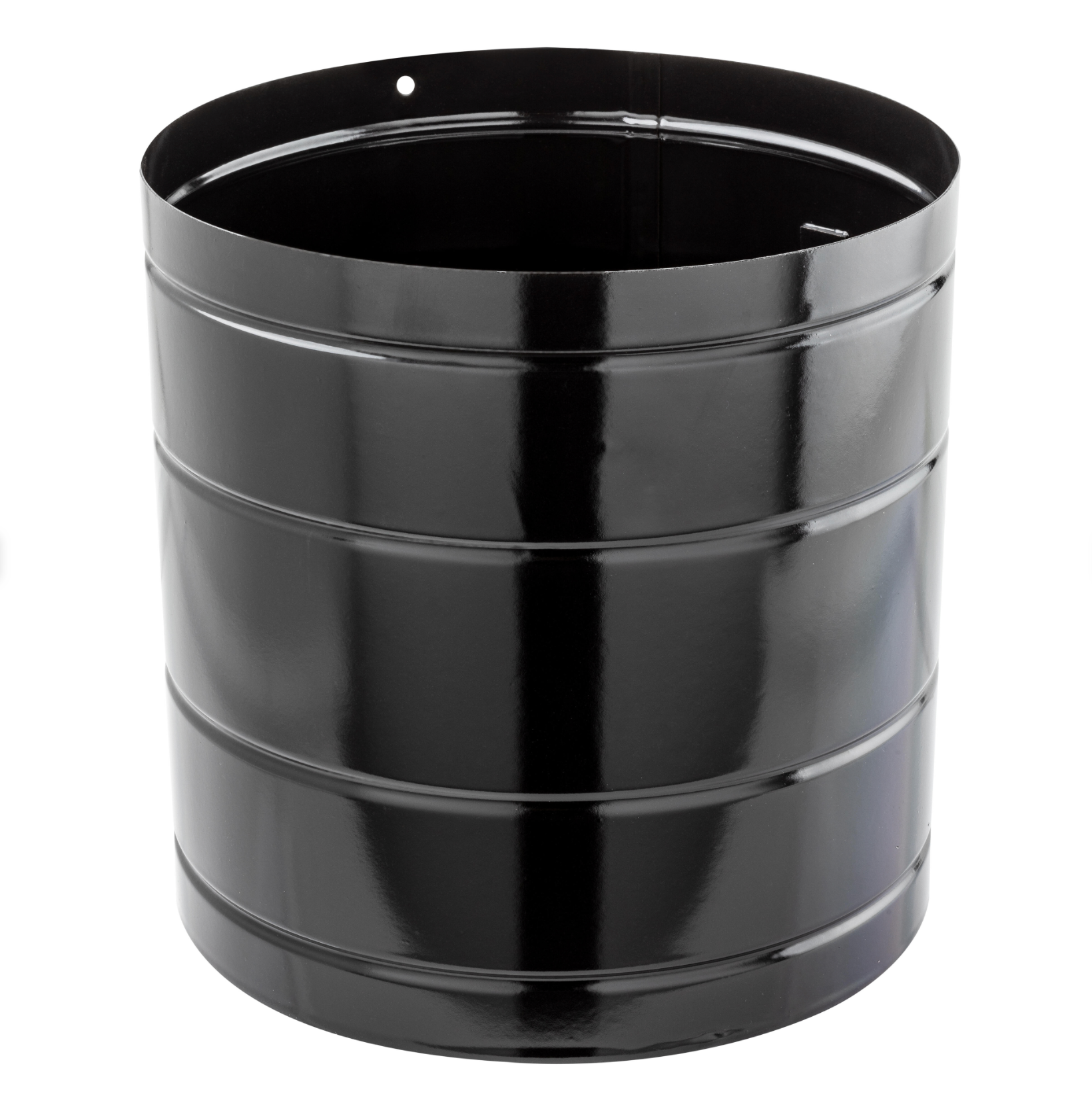 Vitrified Anti-Recoil Chimney Cap Ø 150 mm – Black Finishh