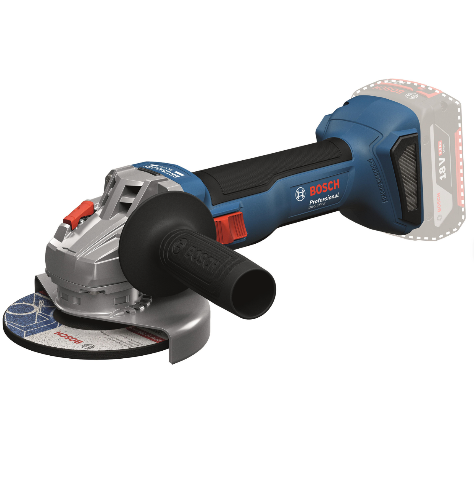 Cordless angle grinder