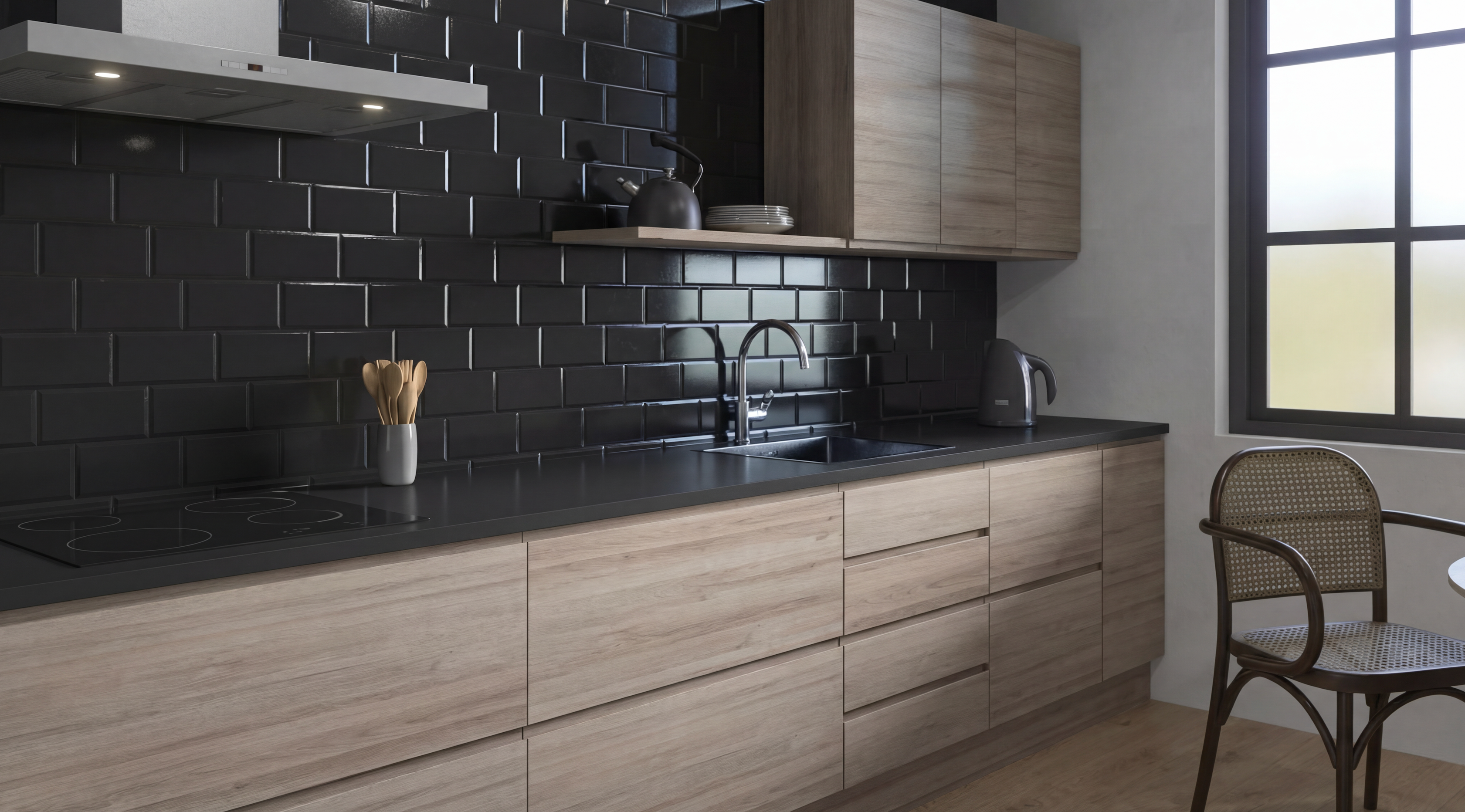 Salzburg kitchen – oak – 260 m kitchen length