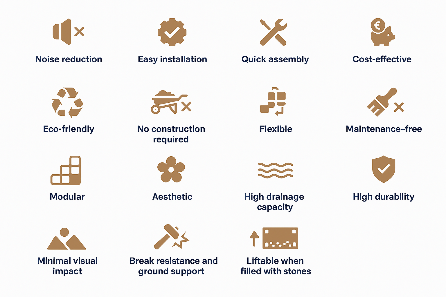 Gabion wall, red-beige, 200 × 30 × 100 cm