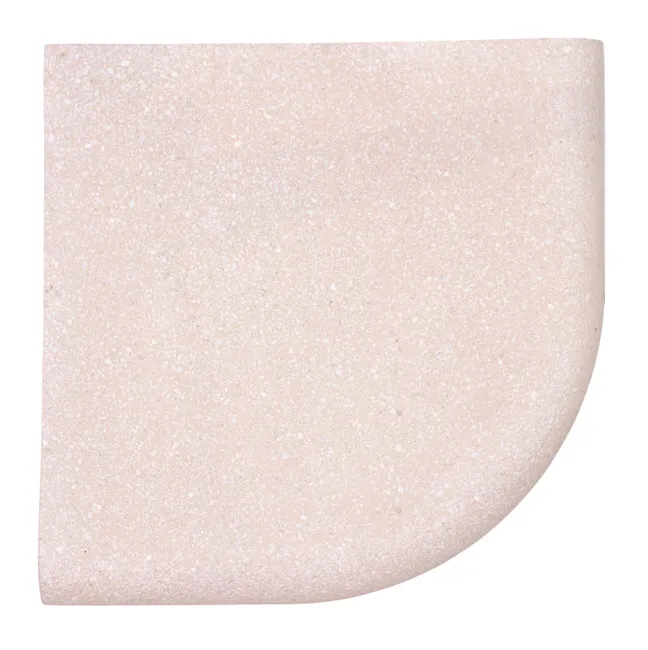 Balearis Cream interior corner pool tile – 35 × 35 cm