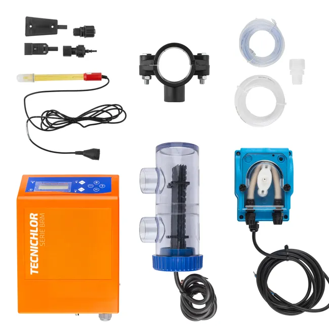 Saltwater chlorinator with pH regulation – Tecnichlor L‑50 – 14 g/h – 50 W