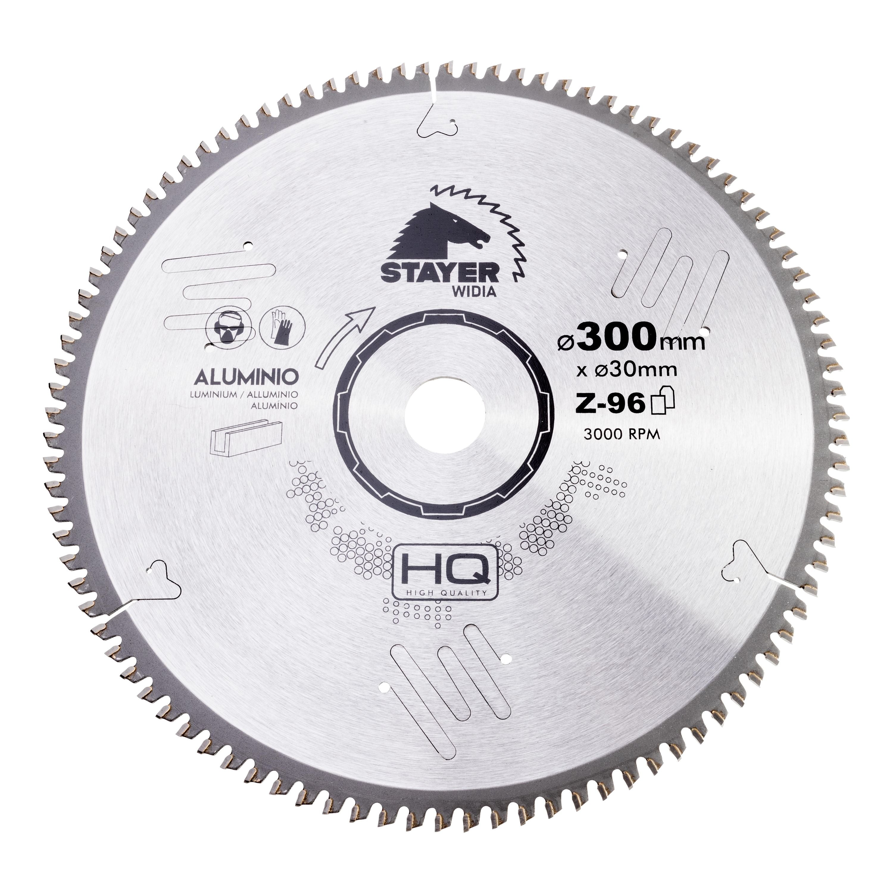 Stayer Widia Disc for Aluminum Cutting – 300 mm Diameter, Z96 Teeth