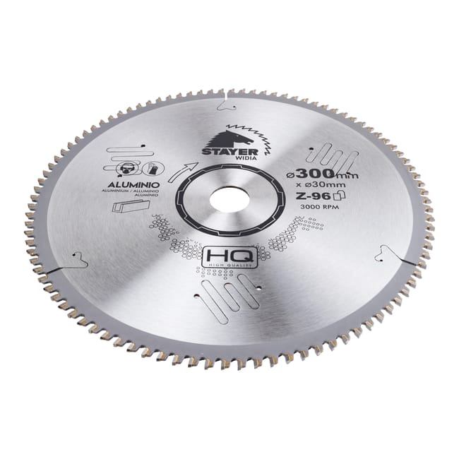 Stayer Widia Disc for Aluminum Cutting – 300 mm Diameter, Z96 Teeth