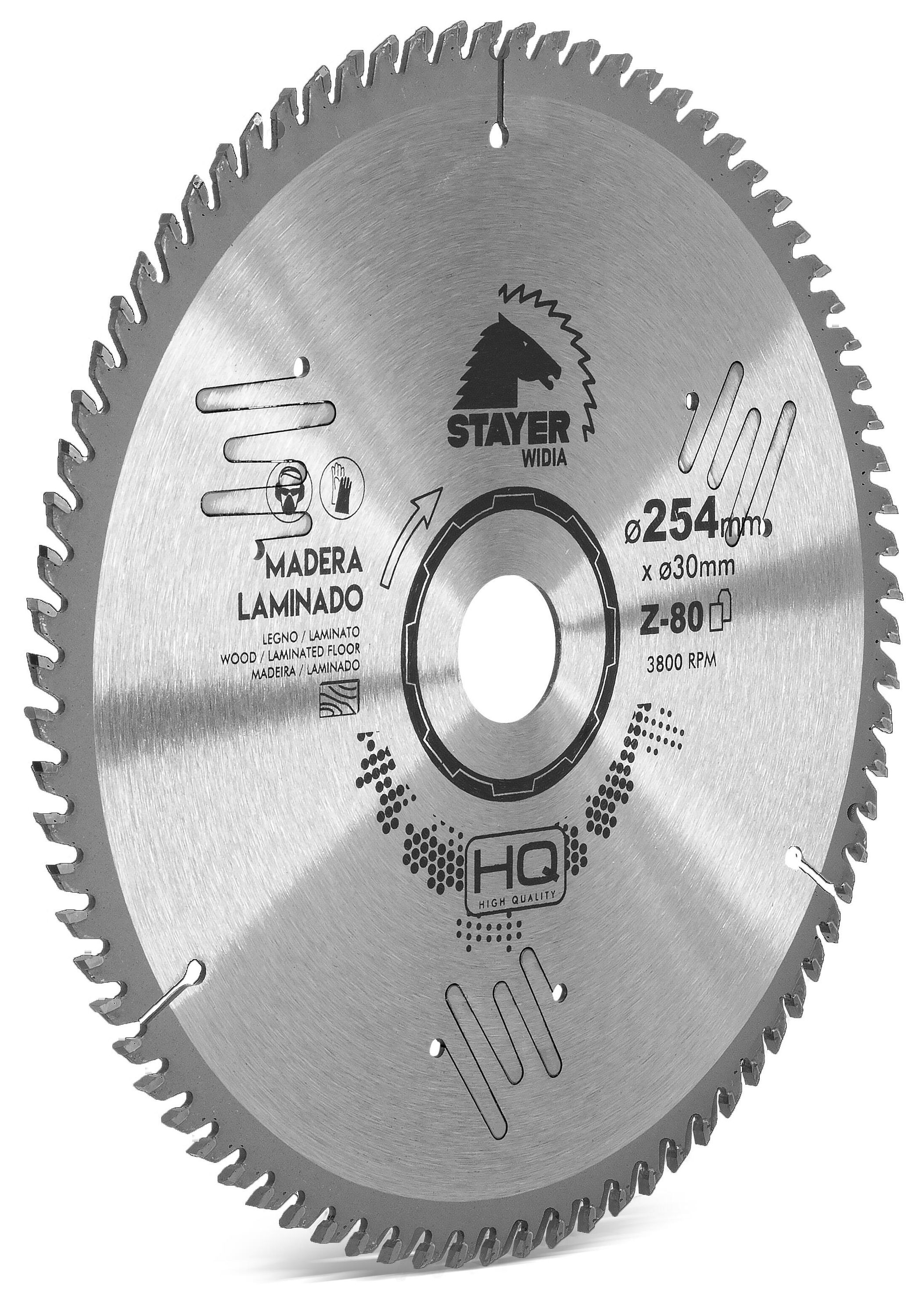 Stayer Widia Disc for Fine Laminate Cutting – 250 mm Diameter