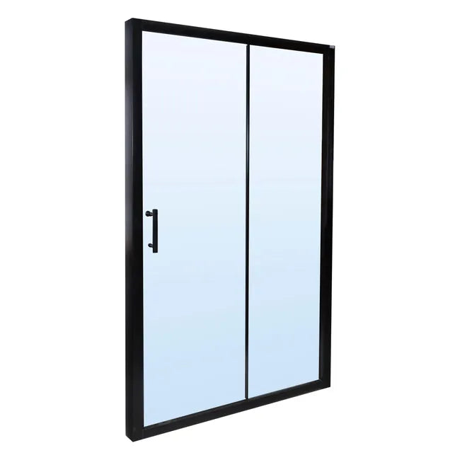 LEXIE shower enclosure – 120 cm – Front sliding door – Black