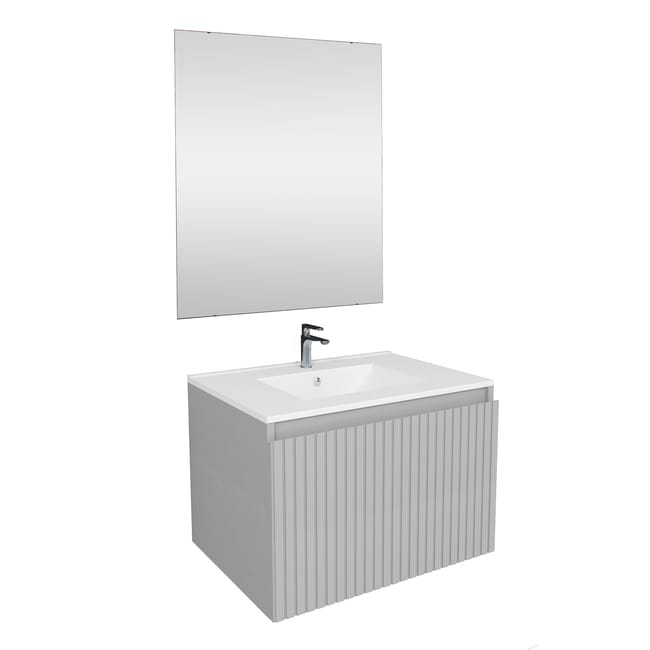 WAVE vanity unit – Gray – 60 × 45 cm