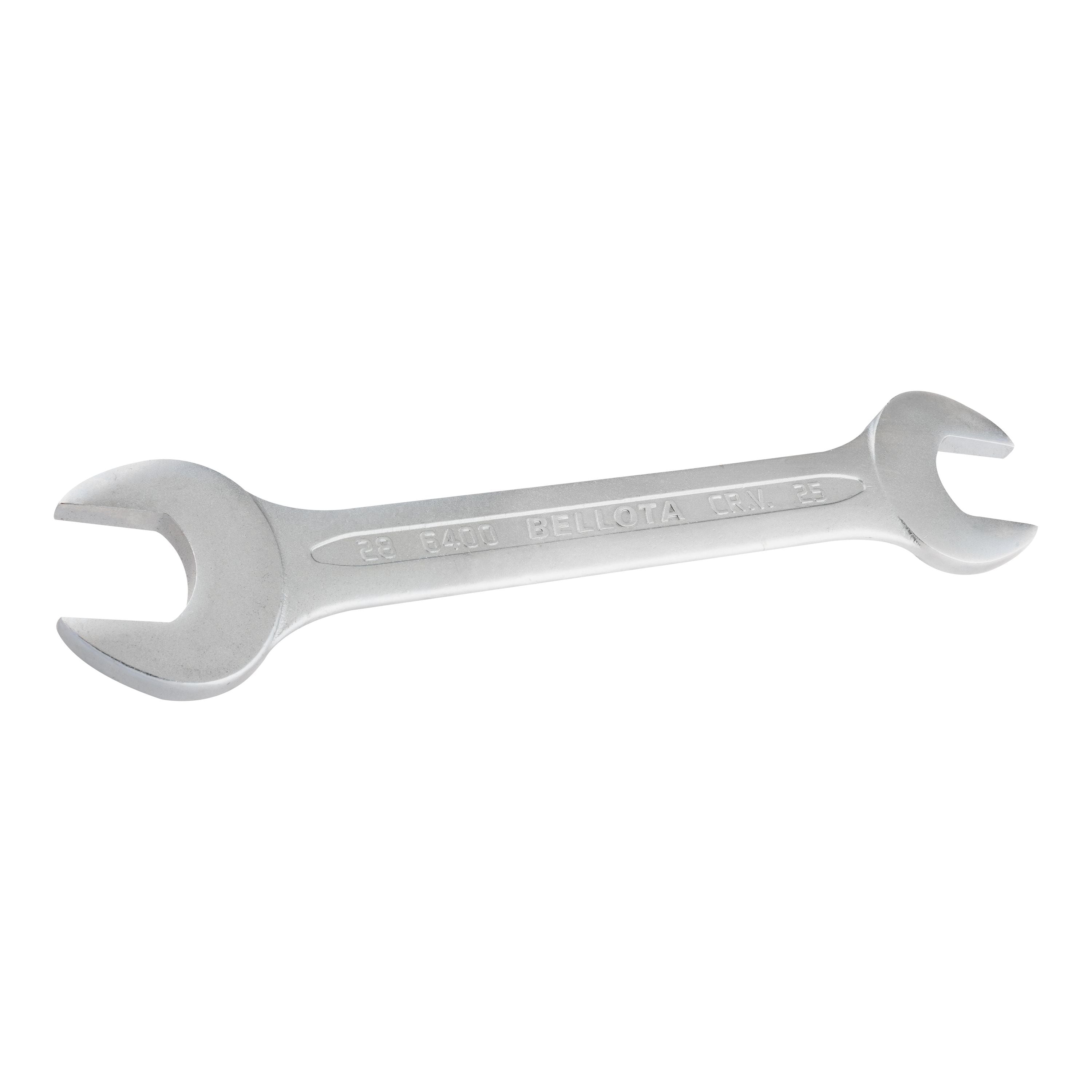 Bellota Double Open-End Wrench 25 × 28 mm – Chrome Vanadium