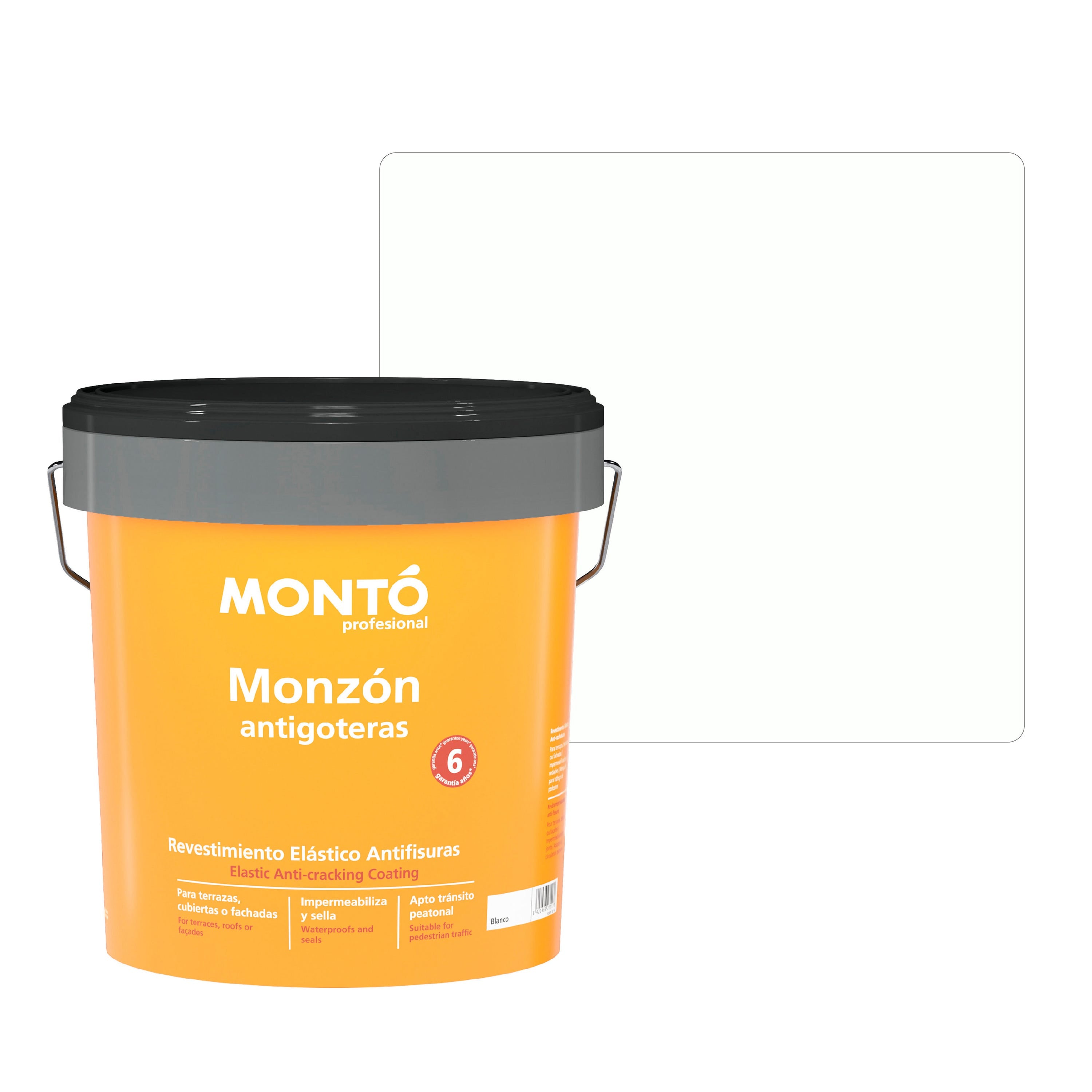 Monzon Rubber Waterproofing Coating - Grey - 4 L