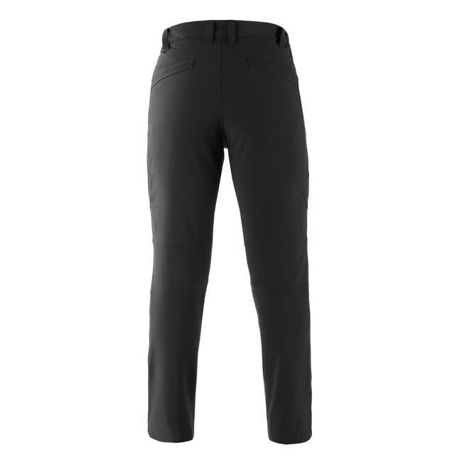 Black Elastic Multi-Pocket Work Trousers - Kapriol Tech Easy
