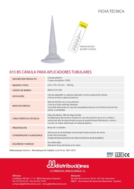 Spare Nozzles for Tubular Sausage Caulking Gun – 5 Pieces